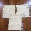 12 Pieces Of 12x16 Inches 100 Percent Cotton Mesh Bags NATURAL COLOR with 6 pieces of CORD LOCKS. view 3