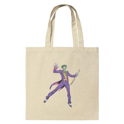 GRAPHICS & MORE Batman Joker Character Grocery Travel Reusable Tote Bag