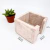Sticky Note Memo Pad Cube Holder Pink Marble Desk Accessories Office Decor for Women Christmas gift view 3