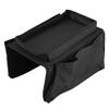 Couch Sofa Chair Armrest Caddy Hanging TV Remote Control Magazines Holder Storage Couch Storage Bag with Cup Holder Tray( Black) view 1