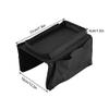 Couch Sofa Chair Armrest Caddy Hanging TV Remote Control Magazines Holder Storage Couch Storage Bag with Cup Holder Tray( Black) view 2