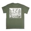 Chat Noir Memento Mori Shirt - Dance of Death Danse Macabre Remember Occult Skeleton Skull (Large) view 1