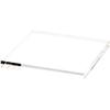 Plymor 4" W x 4" D x 0.375" H Clear Acrylic Square Display Base view 1