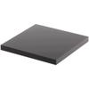 Plymor 4" W x 4" D x 0.375" H Black Acrylic Square Display Base view 1