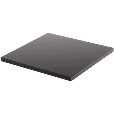 Plymor Black Square Acrylic Display Base, 7" W x 7" D x 0.375" H