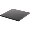 Plymor Black Square Acrylic Display Base, 7" W x 7" D x 0.375" H view 1
