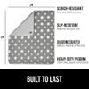 GORILLA GRIP The Original Ironing Board Cover and Pad, Silicone Coating, 400F Scorch Resistant Thick Padding, Heavy Duty Iron Covers Standard Boards, Hook and Loop Fastener Strap, Polka Dots 28x24 view 2