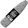 GORILLA GRIP The Original Ironing Board Cover and Pad, Silicone Coating, 400F Scorch Resistant Thick Padding, Heavy Duty Iron Covers Standard Boards, Hook and Loop Fastener Strap, Gray Floral 15x54 view 1