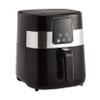 Amazon Basics 3.2 Quart 6-In-1 Digital Air Fryer with Non-Stick Basket, Timer, Auto Shut-Off, Touch Screen, 1400W, 180-400F Temperature Range, Black/Silver view 1