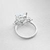Bansriracha 5 ct Classic Engagement Rings 925 Sterling Silver Heart Cut Sona Simulated Diamond Lady Bridal Ring Jewelry Gifts (8) view 2