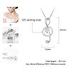 Bansriracha Musical Note Necklaces & Pendants Wedding Jewelry Elegant Women 925 Sterling Silver Necklace Gifts for Her view 2