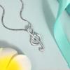 Bansriracha Musical Note Necklaces & Pendants Wedding Jewelry Elegant Women 925 Sterling Silver Necklace Gifts for Her view 3
