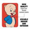 GRAPHICS & MORE Looney Tunes Porky Pig Home Business Office Sign view 2