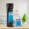 DrinkMate Sparkling Water and Soda Maker, Carbonates ANY Drink, Includes One 1L and One 0.5L Re-usable BPA-free Carbonating Bottles, 60L CO2 Cylinder and Patented Fizz Infuser, Matte Black view 2