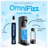 DrinkMate Sparkling Water and Soda Maker, Carbonates ANY Drink, Includes One 1L and One 0.5L Re-usable BPA-free Carbonating Bottles, 60L CO2 Cylinder and Patented Fizz Infuser, Matte Black view 3