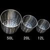 12L/20L/50L Big eye leaky bucket 20L/50L Small eye leaky bucket For family Juice Pressing Filter Peel residue Equipment (12L Big hole) view 3