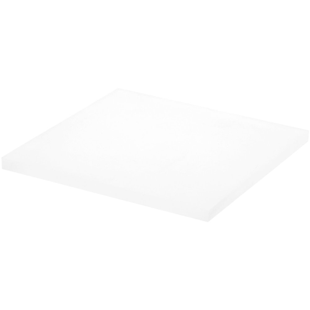 Plymor Frosted Square Acrylic Display Base, 6" W x 6" D x 0.375" H