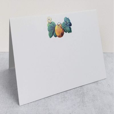 Nancy Nikko Place Cards Autumn Theme w/Pumpkin and Leaves. for Weddings, Showers, Dinners, Parties and Special Events Table Tent Style, Scored for Easy Folding. Pkgs of 12/25 / 50 (50)