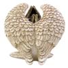 Angel Wings with Praying Hands Cast Resin Figurine Statue, 5 Inch view 4