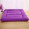 Japanese Floor Futon Mattress, Thick Soft Tatami Sleeping Pad Quilted Fitted Foldable Four Season Mattress Pad Roll Up Mat-Purple 100x200cm(39x79inch) view 1