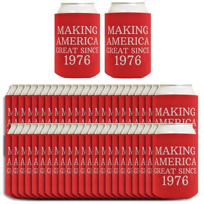 50th Birthday Coolie Making America Great Since 1976 96-Pack Can Drink Sleeves