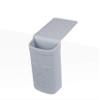 Holster Hot Iron Adhesive-Free Silicone Storage Pocket for Organization and Travel | Heat Resistant to 500F | Ideal for Curling Irons, Hair Straighteners, and Other Hot Tools | Stone view 4
