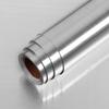 LaCheery 160x36 Inch Brushed Stainless Steel Contact Paper for Kitchen Appliances Refrigerator Heat Resistant Contact Paper Peel and Stick Backsplash Fridge Cover Silver Metallic Self Adhesive Sheet view 1