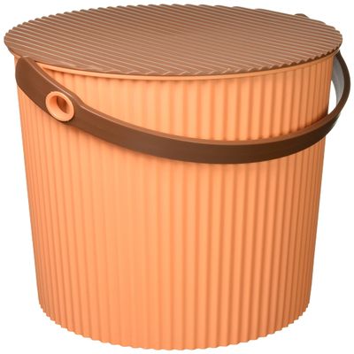 Hachimankasei 239871 Sceltevie Omnioutil Basket Apricot L 239871 Natural Luxe