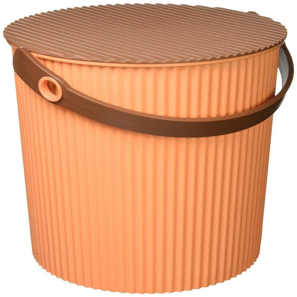 Hachimankasei 239871 Sceltevie Omnioutil Basket Apricot L 239871 Natural Luxe