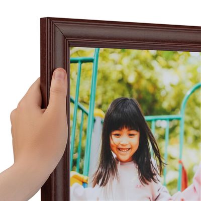 ArtToFrames 25x26 Inch Red Picture Frame, This 1.25 Inch Custom Poster Frame is Cherry - Comes with Economy Acrylic and Corrugated Backing (2WOM0066-59504-YCHY-25x26)