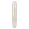 Hakeeta Paper Cup Dispenser, Anti-Dust Water Cup Dispenser for Plastic/Biodegradable Cups. Fit for Outside Diameter of Cup 7.5cm. 60-80 Cups(White) view 1