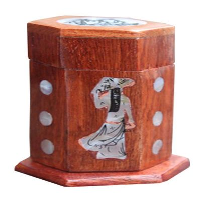 East Majik Hexagon Beauty Figure Toothpick Holder Pocket Toothpick Dispenser