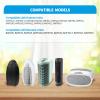 DerBlue 4 pcs Replacement Filter Compatible with Holmes AER1 Filter, Replacement Parts # 300AH-U4R, HAP242-NUC view 2