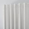 Sun Zero - 56260 Greyson Faux Dupioni Silk Extreme 100% Blackout Back Tab Curtain Panel, 50" x 95", Pearl White view 3