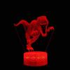 AKOAK Dinosaur Night Light 7 Color Changing LED 3D Optical Illusion Lamp with Remote Control Birthday for Boys Girls Kids Babies and Adults (Dinosaur 2) view 4