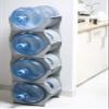 Bariboo Stackable Water Bottle Storage Rack Best Water Jugs 5 Gallon Organizer. Jug Holder for Kitchen, Cabinet and Office Organizing. Reinforced Polypropylene (Silver, 4 No Shelf) view 2