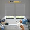 Cellular Shades Cordless Blackout Honeycomb Blinds Fabric Window Shades White(Blackout), 35" W x 64" H view 4