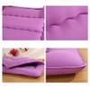 Japanese Floor Futon Mattress, Thick Soft Tatami Sleeping Pad Quilted Fitted Foldable Four Season Mattress Pad Roll Up Mat-Purple Queen view 3