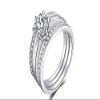 Bansriracha 925 Sterling Silver Ring Set Prongs Round Cut Setting Outstanding Engagement Wedding Birthday Present (7) view 1