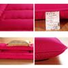 Japanese Floor Futon Mattress, Thick Soft Tatami Sleeping Pad Quilted Fitted Foldable Four Season Mattress Pad Roll Up Mat-red 100x200cm(39x79inch) view 4