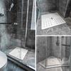 BOWERBIRD Original Anti-Fatigue Shower Stall Mat - Extra Thick and Soft Foam Material Comfortably Cushions Your Feet - Square - 4 Interlocking Tiles view 2