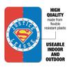 GRAPHICS & MORE Justice League Superman Athletic Logo Home Business Office Sign view 2