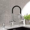 BLANCO, Polished Chrome 402298 LATO Kitchen Soap Dispenser, 10 oz view 3