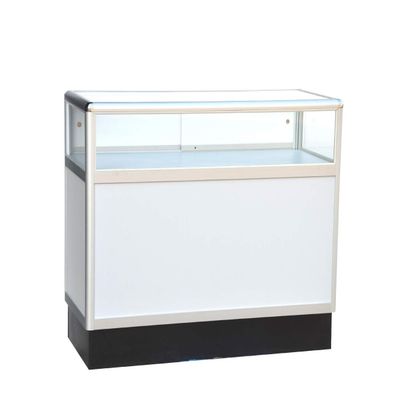 FixtureDisplays Aluminum Showcase 1/3 Vision 70 inch Frame Shelf Retail Store Display AL36