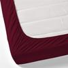 600-Thread-Count 100% Egyptian Cotton Bed Sheets, 5-Pc King,Burgundy Sheet Set, Sateen Weave, Fits Mattress Upto 32'' Deep Pocket view 3