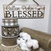 Mao 13x40cm Cotton Pickin Blessed Wreath kit Cotton Ribbon Wreath kit Cotton Pickin Blessed Sign Wreath Supplies Craft Supplies Wreath Center wre 836996 view 1