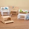 Children's White Dinosaur Step Stool view 4
