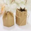 Fdit Candy Favor Boxes 50 Pack, Kraft Paper 7 x 4 x 9 cm view 2