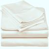 600-Thread-Count 100% Egyptian Cotton Bed Sheets, 5-Pc King,Cream Sheet Set, Sateen Weave, Fits Mattress Upto 32'' Deep Pocket view 1