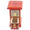 Indian Shelf 1 Piece Vocalforlocal Handmade Multicolor Wooden 2 Vertical Drawers Floral Pattern Spice Box Seasoning Masala Organizer Rack Jewellery Container view 2